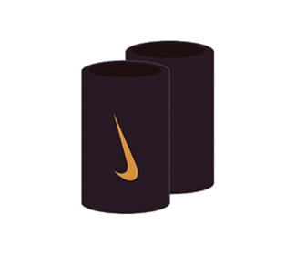 Nike Tennis Premier Double Wristbands (2x)
