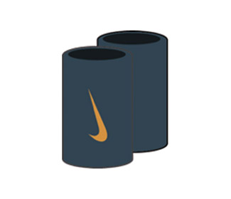 Nike Tennis Premier Double Wristbands (2x)