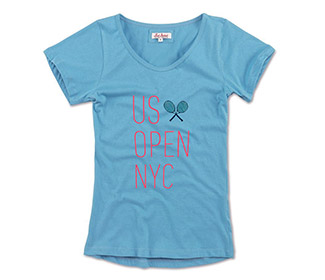 US Open Tonalist Tee (W) Cool Blue