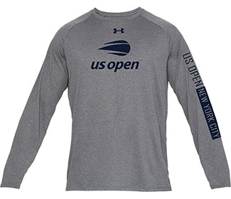 US Open Under Armour Tech Logo L/S (M) Grey