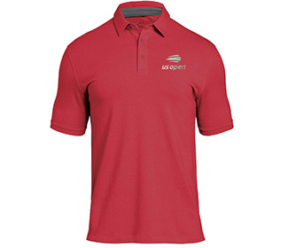 US Open '18 Under Armour Cotton Polo (M) Red