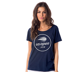 US Open Sol Angeles Official Logo T (W) Navy