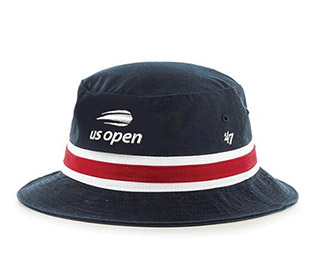 US Open '18 Striped Bucket Cap (M) Navy