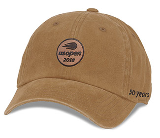 US Open '18 Raglan Washed Cap (M) Khaki