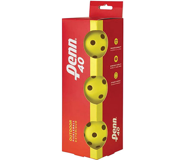 Penn 40 Outdoor Pickleball (3 Ball Pack)