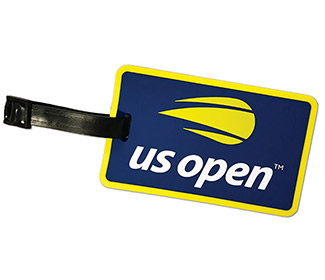 US Open 2018 Rectangle Luggage Tag (Blue)