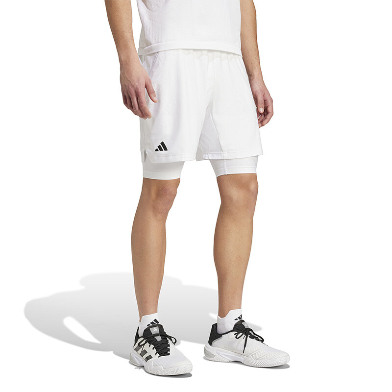 adidas Short & Tight Set (M) (White)