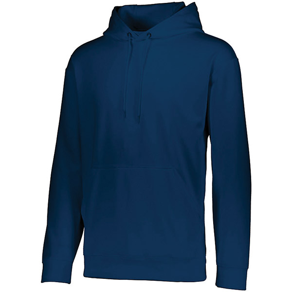 Augusta Wicking Fleece Hooded Sweatshirt (M) (Navy)