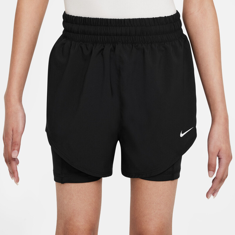 Nike One Dri-FIT 2-in-1 3" Girls' Short (Black)
