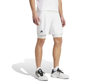 adidas Short & Tight Set (M) (White)