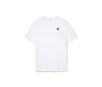 FILA Essentials Short Sleeve Crew (M) (White)