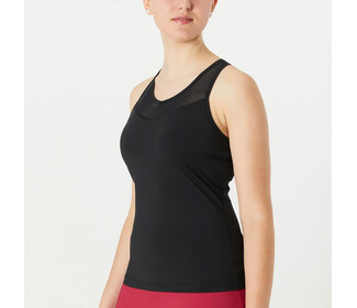 FILA Essentials Racerback Mesh Tank (W) (Black)