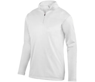 Augusta Wicking Fleece 1/4 Zip Pullover (M) (White)