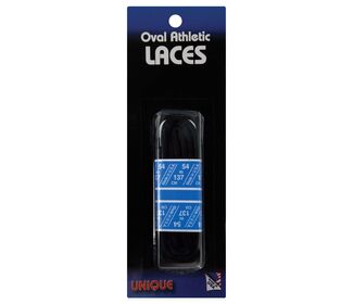 Unique Oval Athletic Laces (Black)